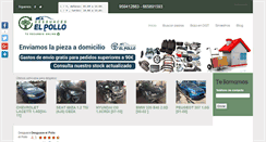 Desktop Screenshot of desguaceselpollo.com